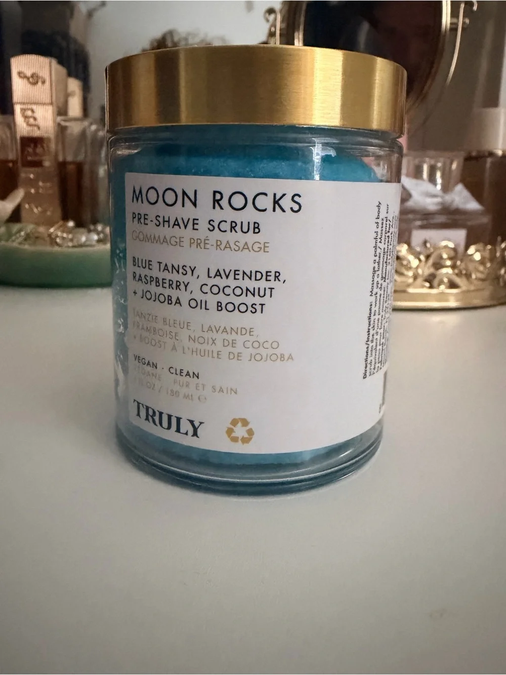 TRULY Strawberry Blossoms Body Wash & Moon Rocks Pre Shave Sugar Scrub